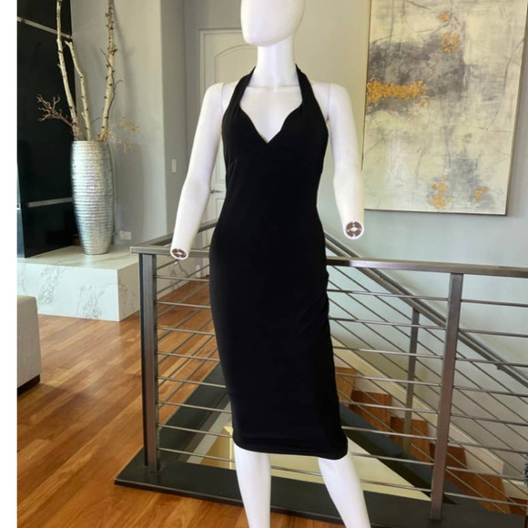 Nookie Medea Midi Dress in Black - Picture 1 of 12